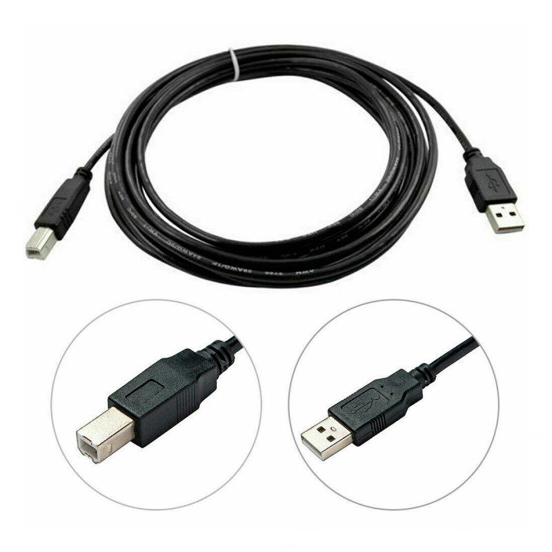 Cable USB A a USB B (cable impresora)